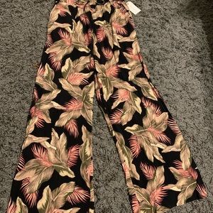 Billabong Tropical Floral Flare Pants